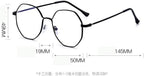 Oversized Polygon Reading Glasses Blue Light Blocking Computer Readers Eyeglasses Fatigue Relieve Flat Light Mirror