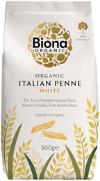 BIONA Organic White Penne, 500 GR