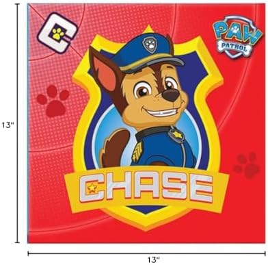 Procos Q57205 Paw Patrol Party Paper Lunch Napkins (20 Pack)