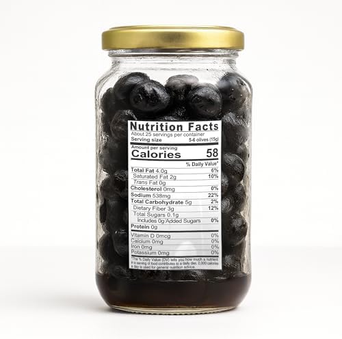 Sanniti Dry Cured Olives, 13.4oz (Pack of 2)