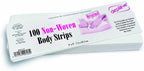 Depileve Body Wax Strips - Hair Removal Waxing Strips for Legs, Arms, Underarms and Bikini - Nonwoven - Pack of 100