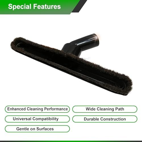 Selgo Universal 1 ¼ Inch (32mm) Black Vacuum Cleaner Floor Brush 10" Wide (1 Brush Only)