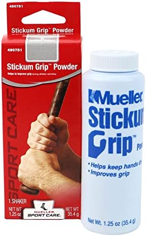 Mueller Stickum Grip Powder 1.25 oz Shaker - Fast & Easy Application! #490751