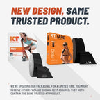 KT Tape, PRO Synthetic Elastic Kinesiology Athletic Tape, 150 Count, 10” Precut Strips