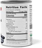 Food to Live Organic Canned Black Beans, 14 oz (Pack of 12) - Unsalted Non-GMO Frijoles Negro. Perfect for Salads, Soups, Stews. Vegan. Made in Italy