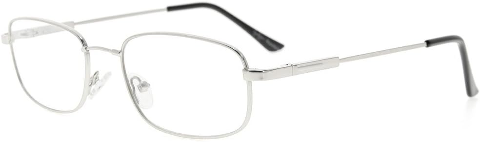 Eyekepper Mens Womens Reading Glasses Bendable Titanium Memory Readers