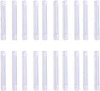 VIORNO Glasses Legs,Eyeglass Legs, 10 Pairs Silicone Eyeglass End Tips Ear Sock Pieces Tube for Glasses Legs, Anti- Slip Elastic Comfort Glasses Retainers (White)