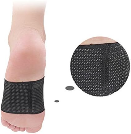 Compression Arch Support Foot and Heel Sleeves Elastic Breathable Wrap 2Pcs
