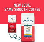 Cameron's Coffee Roasted Ground Coffee Bag, Flavored, Sea Salt Caramel, 12 Ounce