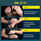 Push Sports Wrist Support Brace for Sports & Athletics - Relieve Pain from Tendonitis, Sports Fractures (Right) - Wrist Support Weight Lifting, Wrist Support Brace, Wrist Brace for Weightlifting