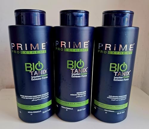 Bio Tanix Prime Pro Extreme / Brazilian Keratin Professional Kit-Sem Formol 3x1L