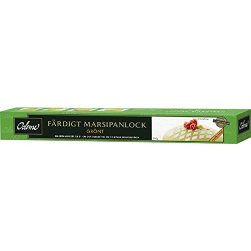 Odense Marsipanlock Gront - Ready Rolled Marzipan Cake Cover, Green - 200g