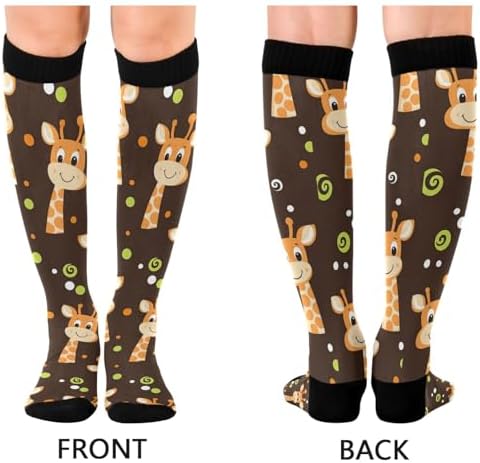 Dussdil Compression Socks for Women & Men - Knee High Socks for Running & Athletic Activities