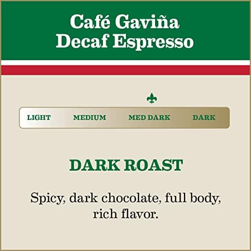 Café Gaviña Decaf Espresso Roast, Extra Fine Ground, 100% Arabica, Dark Roast, 3 x 10 oz Cans