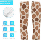 Non Slip Cooling Arm Sleeves with Thumb Hole, Ice Silk UV Protection for Outdoor Sports & Tattoo Cover