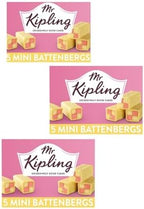 AMBARII Mr Kipling Mini Battenberg Cake 5Pk - 3 pack