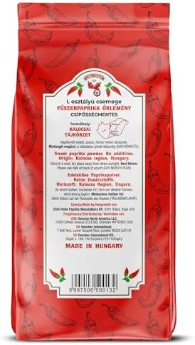 Hungarian Sweet Paprika (8.8oz/250g) Imported from Hungary, Gourmet Quality, Mild and Rich Flavor for Goulash, Stews, Roasts and Rubs