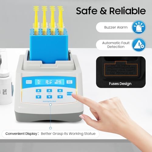 110V Gel Heating Machine, 12 * 5ml Portable Gel Heating Machine, Heating Cooling PRP PPP Gel Maker, Heater Plasma Bio-Filler Gel Making Instrument with Digital Display