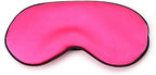 Silk Sleep Mask for A Full Night's Sleep,Comfortable and Super Soft Eye Mask with Adjustable Strap, for Travel, Nap, Meditation, Blindfold for Women, Men (Hot Pink)