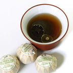 GOARTEA Puerh Tea 50g / 1.76oz Ripe Shu Premium Gongting Grade Xinhui Orange Peel Green Chenpi Citrus - Chinese Yunnan Puer Pu'er Pu-erh Tea