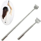 FRCOLOR 2pcs Telescopic Back Scratcher for Men Stainless Back Scratcher Extendable