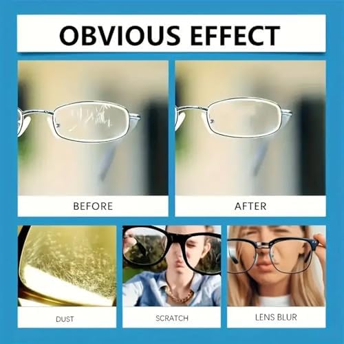 30g Scratch Remover For Eyeglasses, Eyeglass Scratch Remover Lens Polish Wax, Repair Paste With Easy Application, Optical Maintenance For Home School Vacation Travel Outgoing