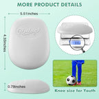 HooLing 4 Pcs Football Knee Pads for Youth, Skill Positions Sports Ultra Light Knee Sleeve for School Team Boys Girls Anti Collision Basketball Volleyball Soccer Cycling Wrestling Protector