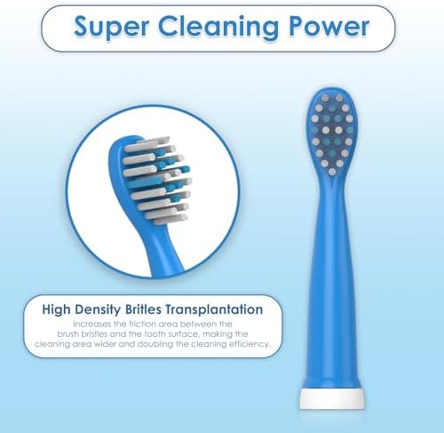 Electric Toothbrush Heads for Kids 8620/8630 (Dark Blue 4 Pieces)