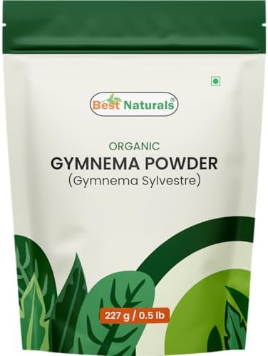 Best Naturals Certified USDA Organic Gymnema Powder, 227 Gram, Gluten Free, GMO Free, Vegan