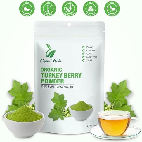 100g Turkey Berry Leaves Tea Healthy Well Cleaned Dried Leaves Tea No additives Pure Natural Leaves