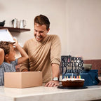 Happy Birthday Daddy Cake Topper - Happy Father's Day, Best Dad Ever, Gift for Father's Birthday Party Decoration Supplies