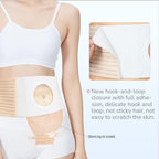 DERAYMI Colostomy Ostomy Belt, Stoma Hernia Support Belts for Men Women Abdominal Post Operative Care -Helping Fix Stoma Bag in Place Size (L)