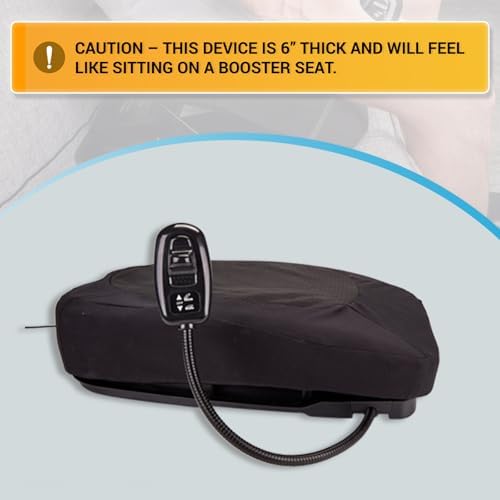 Premium Electric Lifting Cushion v2 by SB. Powerful Motor to Assist in Standing - Chair Lift Device – Easy Setup, Simple to Use - Power Seat for 100% Sit-to-Stand Lift Supports up to 240 lbs