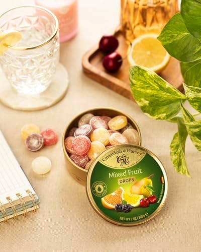 Cavendish & Harvey, Fruit Candy, 200g Can