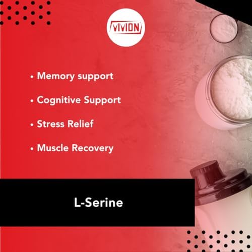 L‑Serine Powder - 1000 Grams - Amino Acid - Powdered for Manufacturing Cognitive Health & Cellular Support Tablet Capsule Formulations - 1 kg (2.2 lb)