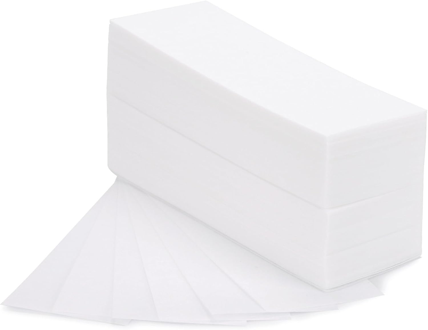 200 Pieces Large Non Woven Wax Strips 7.5 x 2.6 Inches Body and Facial Hair Removal Waxing Strips Soft Waxing Paper Sheets