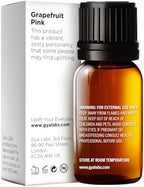 100% Pure Grapefruit Essential Oil - 0.34 Fl Oz - Grapefruit Oil for Hair, Skin, Diffuser, Aromatherapy & DIY Candle Making Scent