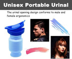 750ML Emergency Urinal, Pedestal Urinal, Pocket Toilet for Men Women, Pee Bottles with Sealed Lid Collapsible Portable Urinals for Camping Travel Car Traffic Jam