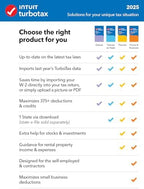 TurboTax Home & Business Desktop Edition 2025, Federal & State Tax Return [Win11/Mac14 Download]