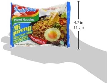 Indo Mie Mi Goreng Fried Noodles, Barbeque Chicken, 3 Ounce (Pack of 30)