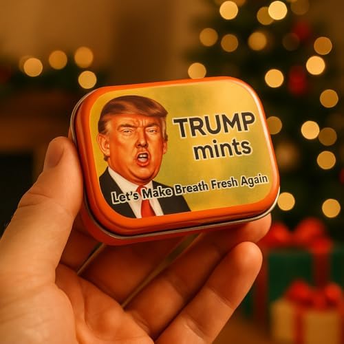 Trump Make Breath Fresh Again Mints - Trump Gag Gifts - Clinton Trump Election 2016 - Donald Trump Gifts - Peppermint Breath Mints - Funny Mint Tins by Gears Out