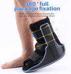 Inflatable Walking Boot, Air Cam Walker Fracture Boot Orthopaedic boot for Sprained Ankle, Short Air Walker Brace for Broken Foot Achilles Tendon Injury Black (Small)