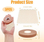 Thermoplastic Nasal Splint & Facial Lift Tape,Alcohol-Free,Electricity-Free Nose Fixation&Lifting Kit,Reusable Trapezoidal Nose Clip&Elastic Bandage,Beauty Care Accessories for Daily Use (3-Piece Set)