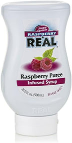 Raspberry Reàl, Raspberry Puree Infused Syrup, 16.9 FL OZ Squeezable Bottle (Pack of 1)