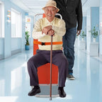 Rescue Stair Stretcher Chair, Load 350.53 Lbs Aluminum Alloy Foldable Chair Stretcher with 2 Wheels, EMS Stair Chair, for Hospitals, Firefighters, Ambulance Stretcher, Disabled