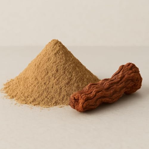 Organic Rhubarb Root Powder 4oz | Rheum Webbianum | Pure & Natural Herbal Supplement | Resealable Pack | Non-GMO, No Additives
