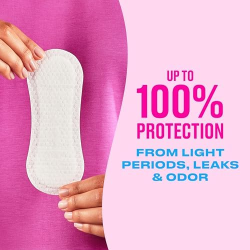 Carefree Panty Liners for Women, Extra Long, Wrapped, Unscented, 93ct | Pantiliners, Carefree, Daily Liners for Women, Light Periods and Leaks, 8-Hour Odor Control | 93ct (Packaging May Vary)