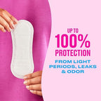 Carefree Panty Liners for Women, Regular, Unwrapped, Unscented, 120ct
