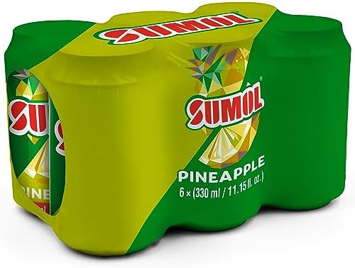 Sumol Ananas Pineapple Soda Portugal 11.15 oz. Cans 6 pack