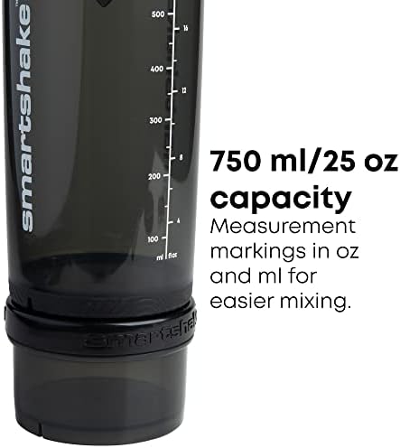 SmartShake Revive, 25 oz Shaker Cup, Black